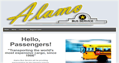 Desktop Screenshot of alamobusservice.com